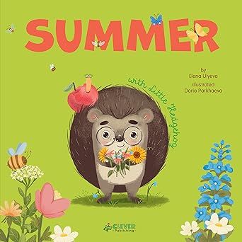 Summer with Little Hedgehog (Board book) - by Elena Ulyeva