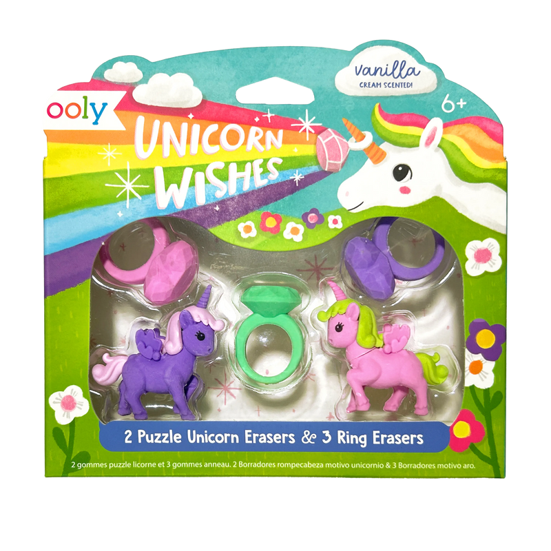 Unicorn Wishes Puzzle Erasers