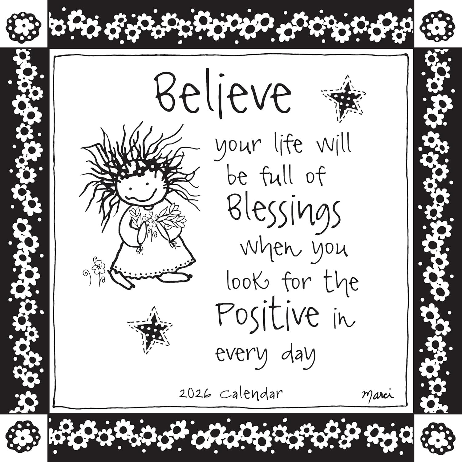 Believe (2026 Calendar) 7.5-x-7.5 inches