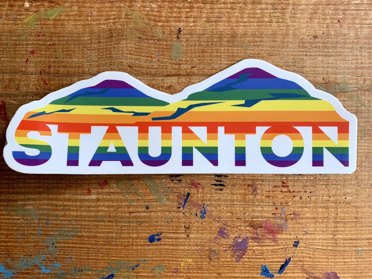 Rainbow Staunton Bumper Sticker