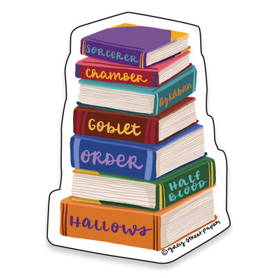 Magical Books Sticker 3"