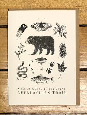 A Field Guide To The Great Appalachian Trail Card