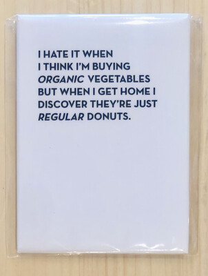 Organic Vegetables Magnet