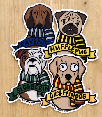 Magic House Dog Stickers (You've Got Options!)