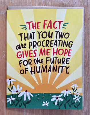 Future of Humanity Baby Card