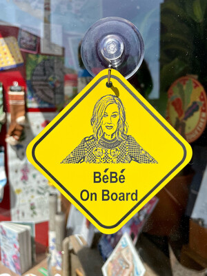 Bebe On Board Car Sign