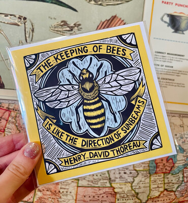 Keeping of Bees Print