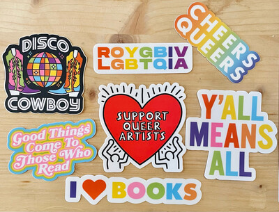 The Little Gay Shop Stickers (You've Got Options!)