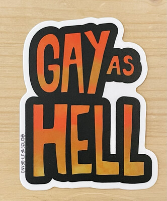 Gay as Hell Sticker