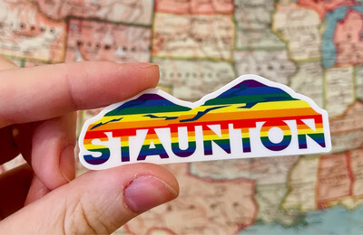 Rainbow Staunton Sticker