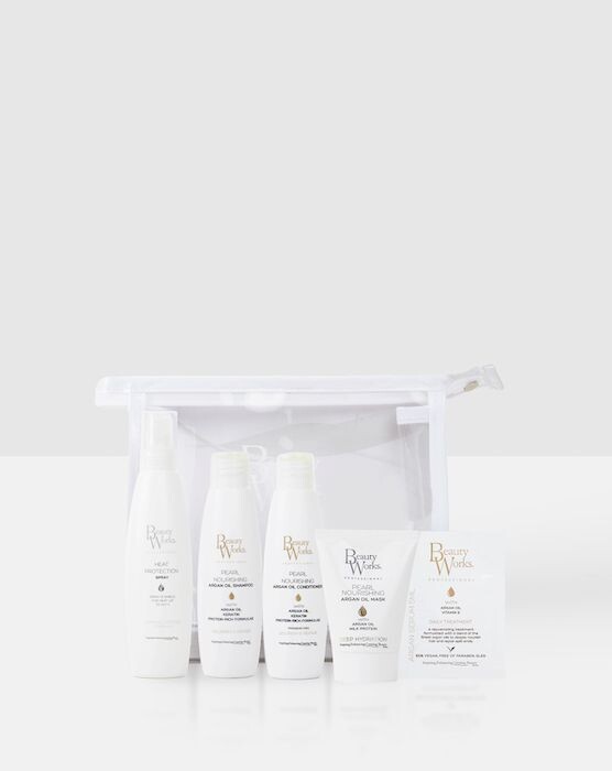 BEAUTY WORKS TRAVEL SET - ARGAN MOISTURE REPAIR 50ML