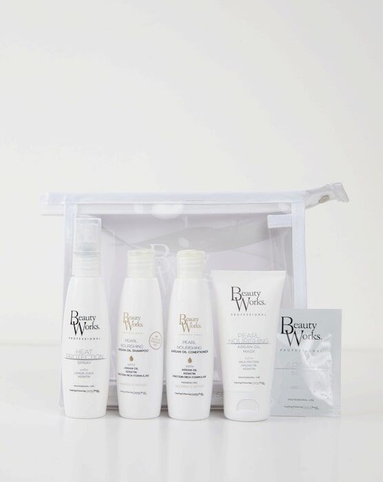 BEAUTY WORKS TRAVEL SET - ARGAN MOISTURE REPAIR (SULFATE FREE) 50ML