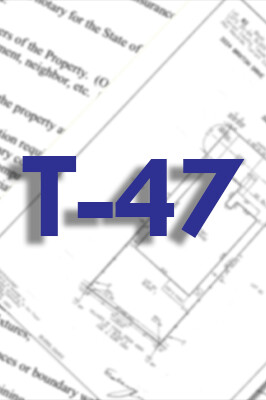 T-47 Real Estate Form