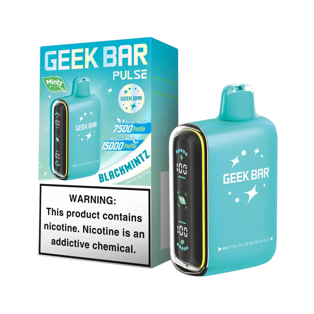 5% GEEK BAR PULSE 15K BLACKMINTZ
