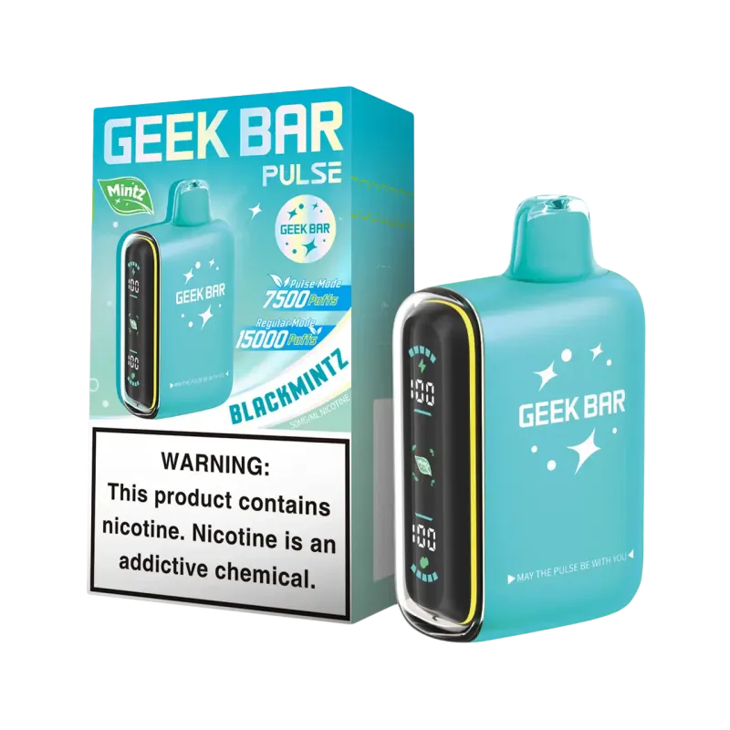 5% GEEK BAR PULSE 15K BLACKMINTZ