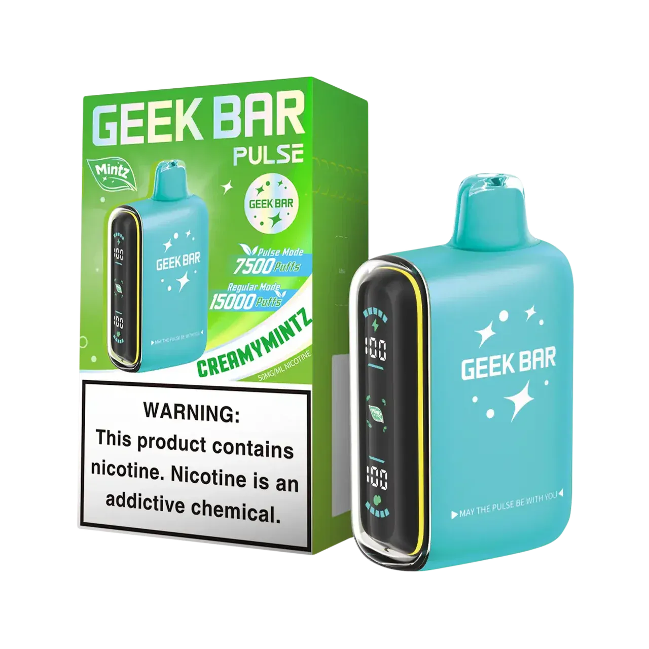5% GEEK BAR PULSE 15K CREAMYMINTZ