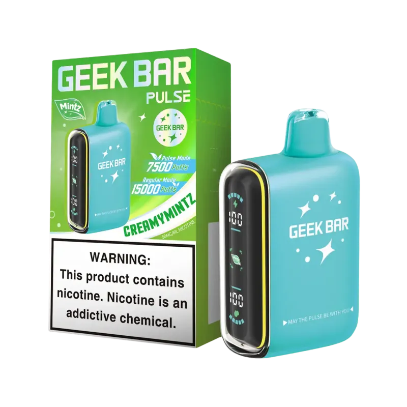 5% GEEK BAR PULSE 15K CREAMYMINTZ