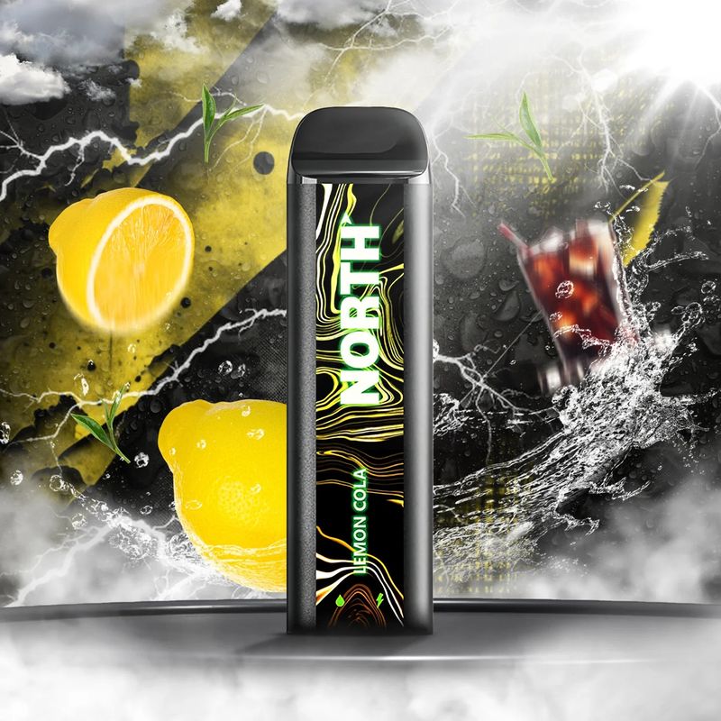 5% NORTH 5K PUFFS LEMON COLA