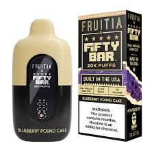 5% FIFTY BAR 20K PUFFS BLUEBERRY POUND CAKE