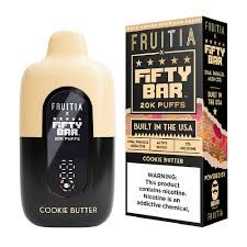 5% FIFTY BAR 20K PUFFS COOKIE BUTTER