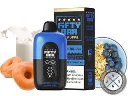 5% FIFTY BAR 20K PUFFS BLUEBERRY CEREAL DONUT MILK