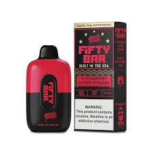 5% FIFTY BAR 20K PUFFS STRAWBERRY SUPER STRUDEL
