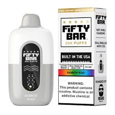 5% FIFTY BAR 20K PUFFS RAINBOW ROAD
