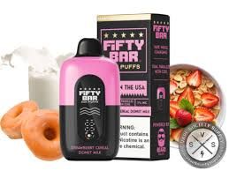 5% FIFTY BAR 20K PUFFS STRAWBERRY CEREAL DONUT MILK