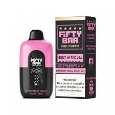 5% FIFTY BAR 20K PUFFS PINK MILK