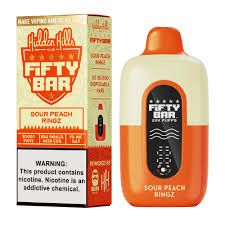 5% FIFTY BAR 20K PUFFS SOUR PEACH RINGZ