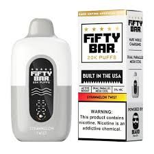 5% FIFTY BAR 20K PUFFS STRAWMELON TWIST