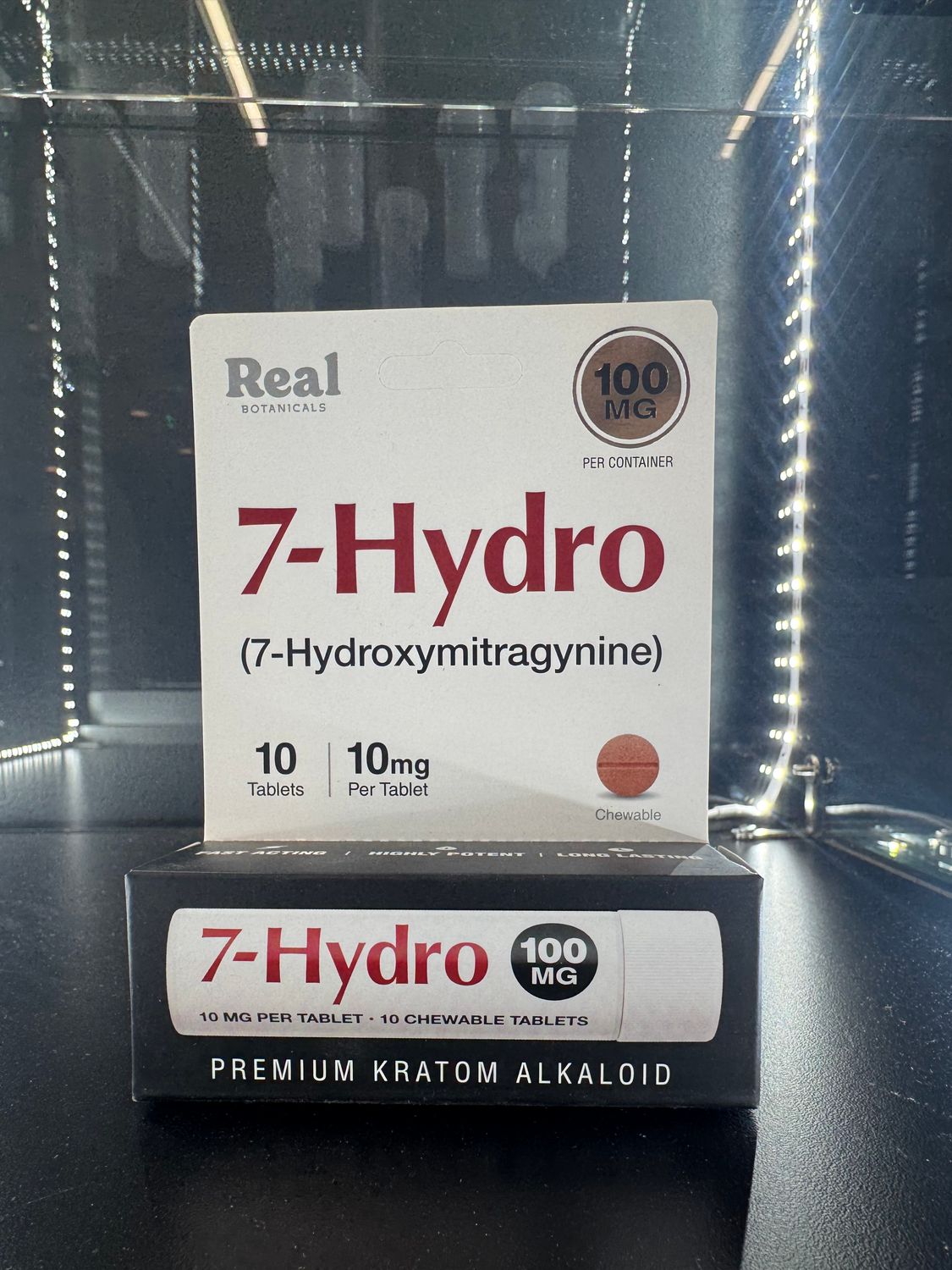 10 COUNT 20MG 200MG TABLETS REAL BOTANICALS 7-HYDRO