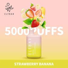 BC5000 (ELFBAR) 5K PUFF STRAWBERRY BANANA