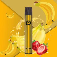 5% POSH XL 1500 PUFFS BANANA STRAWBERRY