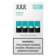 JUUL 4/PACK PODS MENTHOL 3%
