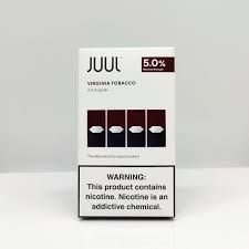 JUUL 4/PACK PODS VIRGINIA TOBACCO 5%