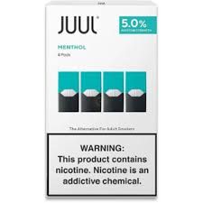 JUUL 4/PACK PODS MENTHOL 5%