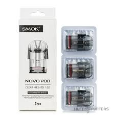 SMOK NOVO 1.0 OHM CLEAR MESH 3/PACK PODS