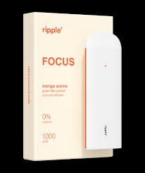 RIPPLE PLUS 0% NICOTINE 1000 PUFFS FOCUS