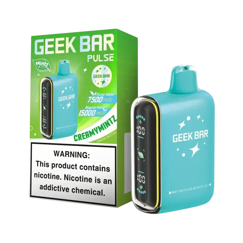 5% GEEK BAR PULSE 15K CREAMYMINTZ