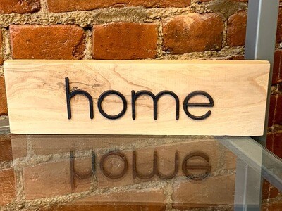 Home Wooden Sign