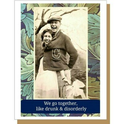 Drunk & Disorderly Card