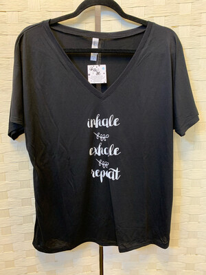 Inhale, Exhale Repeat Tee - Med