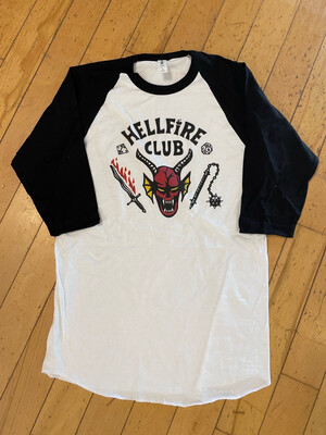 XL- Hellfire Club Baseball T