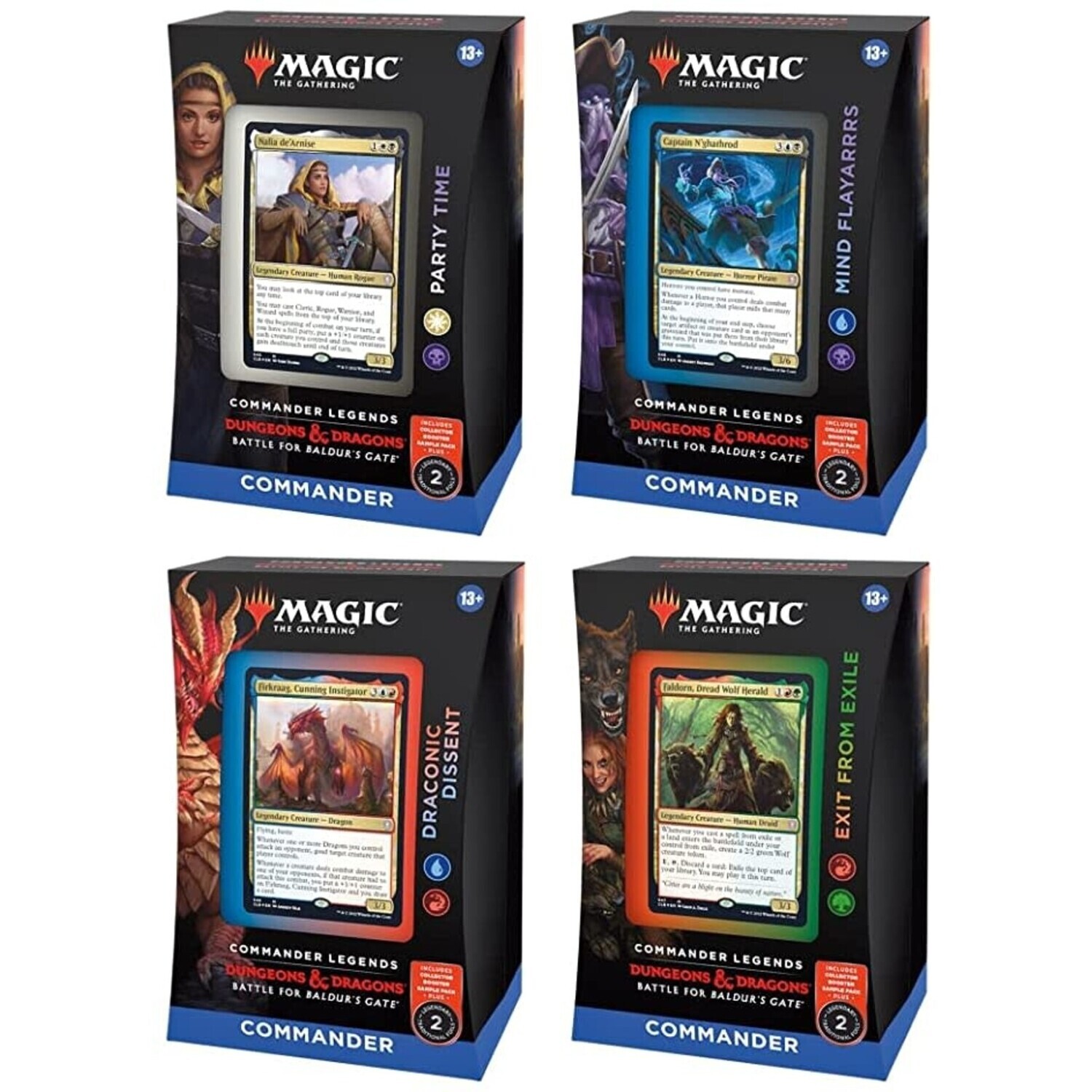 Commander Legends Battle for Baldur's Gate Commander Decks SET