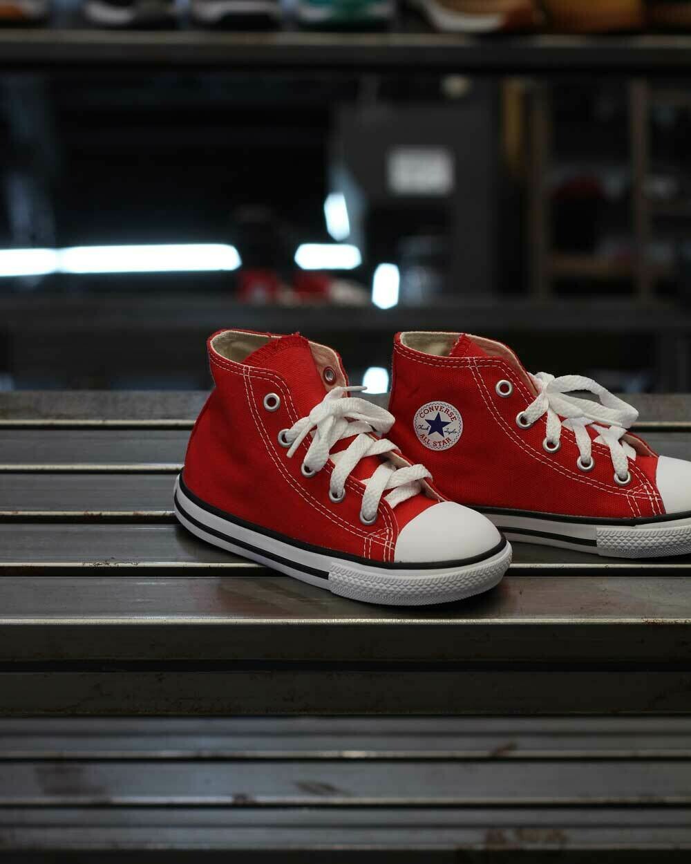 tenis converse infantil vermelho