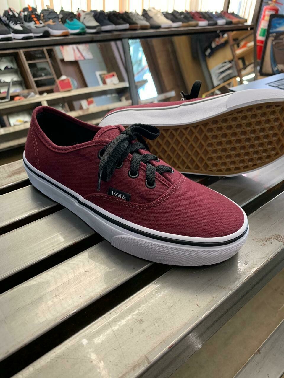 vans authentic royal red