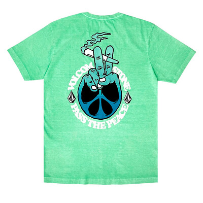 Camiseta Volcom Pass The Peace Verde