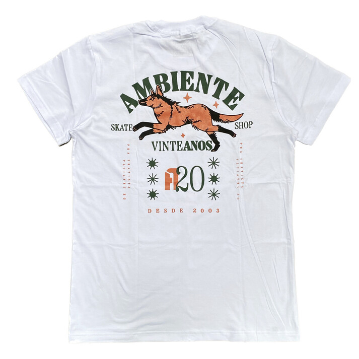 Camiseta Ambiente 20 Anos Branco