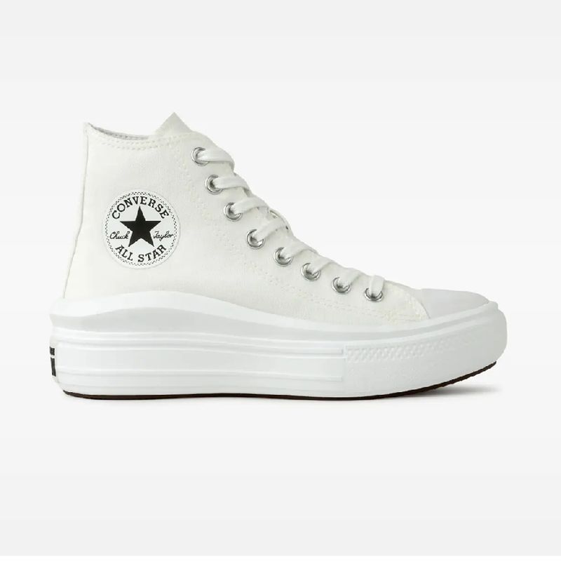 Tênis Converse Chuck Taylor All Star Move Hi Branco